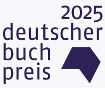 Logo vom Deutschen Buchpreis 2025, lila