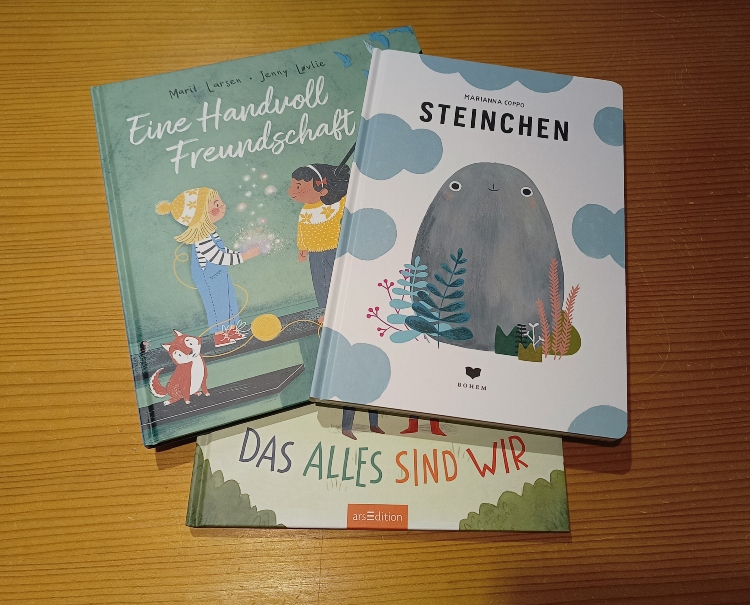 Ein Stapel Kinderbücher