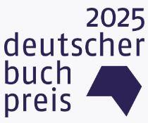 Logo vom Deutschen Buchpreis 2025, lila